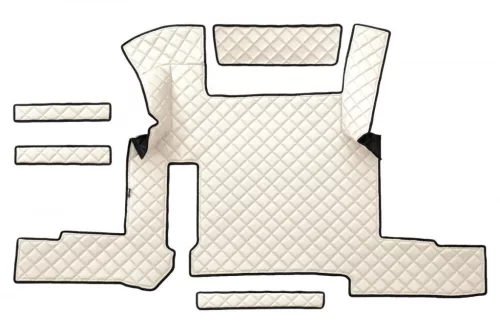 Set covorașe din piele MAN TGX (bej - cutie automată)