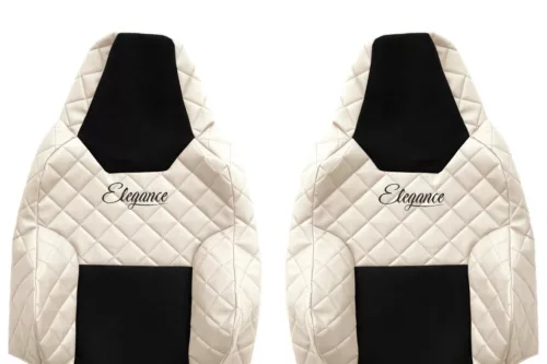 MAN TGX/TGL/TGM/TGS 2021- set husă scaun din piele (bej - centură de siguranță fixă)