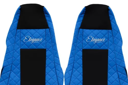 Set de huse pentru scaune din piele Scania R/G/P (albastru)