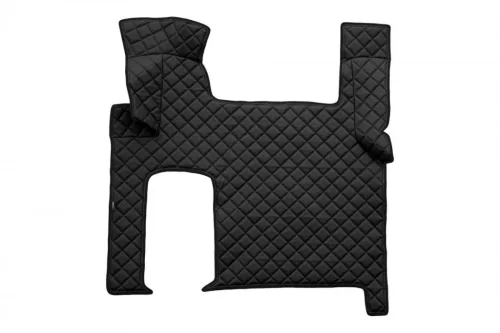 Set covorașe din piele pentru MAN TGX (negru - automat)