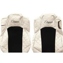 Set huse de scaune din piele pentru MB Actros MP4/MP5 (bej)