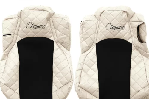 Set huse de scaune din piele pentru MB Actros MP4/MP5 (bej)