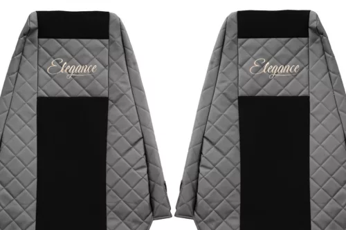 RENAULT PREMIUM II set huse scaune din piele (gri)