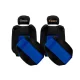 Set huse de scaun pluș Renault T (negru/albastru)