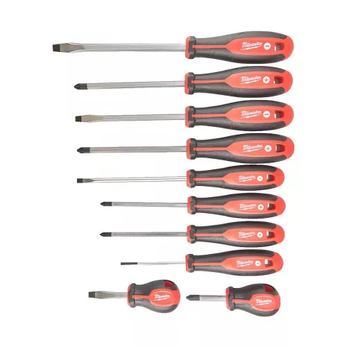 Set de șurubelnițe Milwaukee cu mâner Tri-Lobe, 10 piese