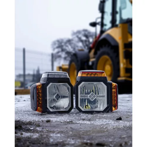 Far LED de drum cu semnalizator și lampă de ceață (cu lentilă încălzită)