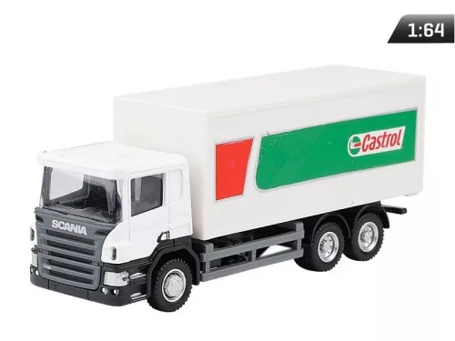 1:64 Scania seria P Castrol camion alb