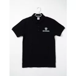 Tricou polo Scania „S” negru