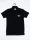 Tricou polo cu guler Daf "S" negru