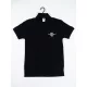 Tricou polo cu guler Daf "S" negru