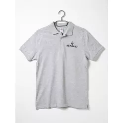 Tricou polo Renault „S” gri