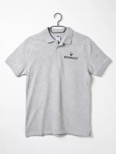 Tricou polo Renault „S” gri