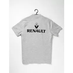 Tricou polo cu guler Renault M gri