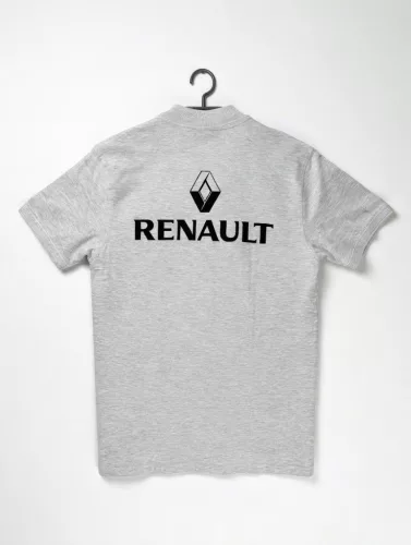 Tricou polo cu guler Renault M gri