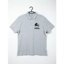 Tricou polo Iveco "XXXL" gri