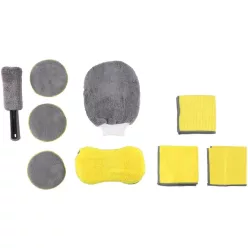 Set de curățare și îngrijire auto, 9 piese, DUNLOP