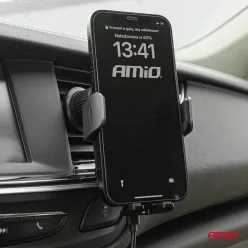   Suport de telefon și încărcător rapid pentru grila de ventilație
