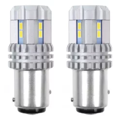 Bec LED CANBUS ULTRABRIGHT BAY15D P21/5W 12V/24V (2 buc.)
