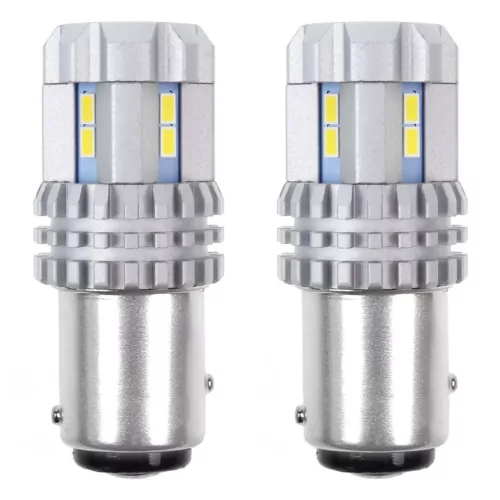 Bec LED CANBUS ULTRABRIGHT BAY15D P21/5W 12V/24V (2 buc.)