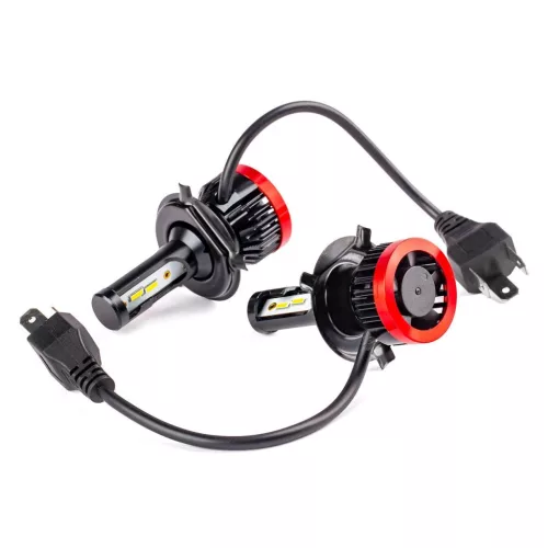 Bec LED H4/H19 Canbus 6000K 12V, 2 buc