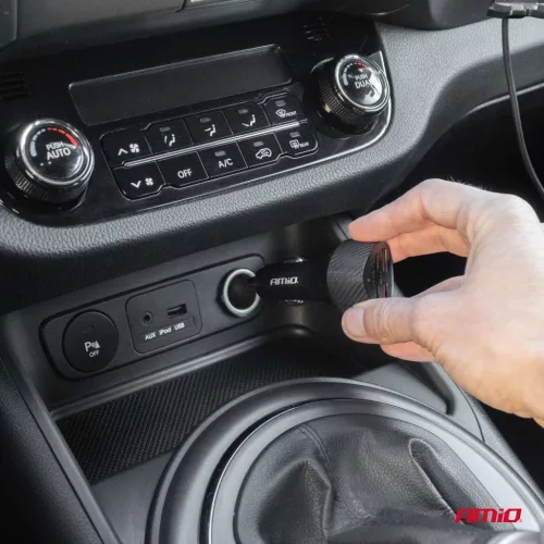 Încărcător auto pentru brichetă 2x USB-A + 2x USB-C 50W