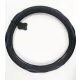 Husă de volan din piele naturală SPORT BLACK BLUE 38 cm