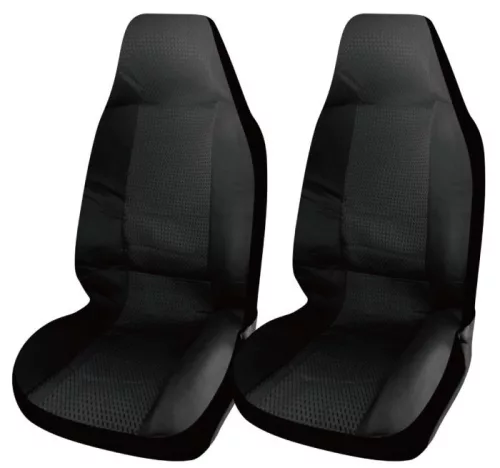 Set de 2 huse pentru scaune auto și de camion, model negru