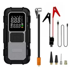   4 în 1 Starter inteligent și compresor - 1000A - 8000mAh - 100W