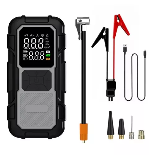 4 în 1 Starter inteligent și compresor - 1000A - 8000mAh - 100W