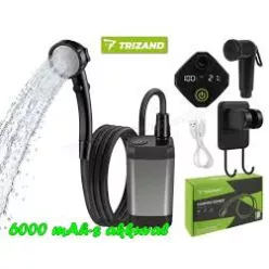 Set duș de camping cu acumulator pentru camionieri