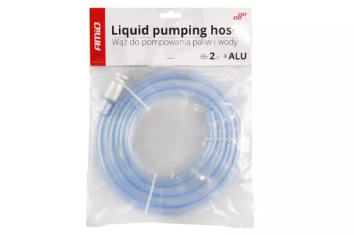 Furtun de golire combustibil 2 m cu pompă din aluminiu