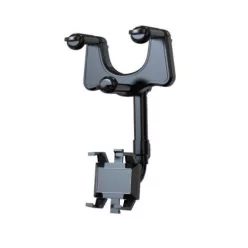   Suport de telefon rotativ la 360° pentru montare pe oglinda retrovizoare