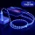 Cablu de încărcare LED luminos 3 în 1 Micro USB + Type C + Apple Lightning - albastru