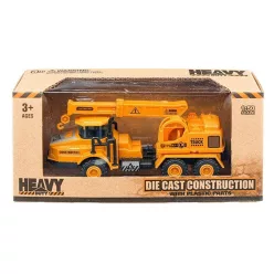 Model de vehicul de construcții cu macara (1:50)