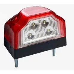 Iluminare plăcuță de înmatriculare LED roșie
