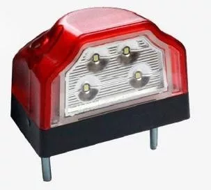 Iluminare plăcuță de înmatriculare LED roșie