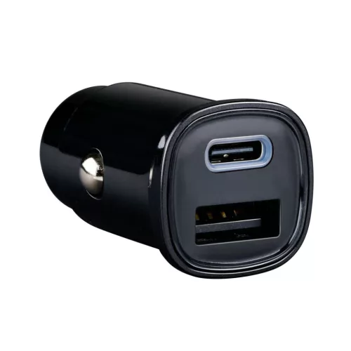Încărcător auto pentru priză de brichetă 12-24V USB A+C