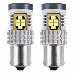 Bec LED 24SMD CANBUS BA15S P21W 12V/24V alb (2 buc.)