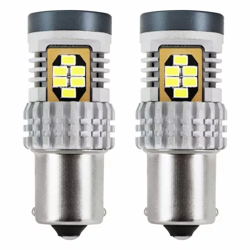 Bec LED 24SMD CANBUS BA15S P21W 12V/24V alb (2 buc.)
