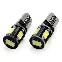 Becuri LED CANBUS T10, W5W