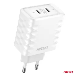 Încărcător rapid de rețea 35W USB-C/USB-C