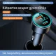 Încărcător auto rapid cu voltmetru (Type-C+USB)