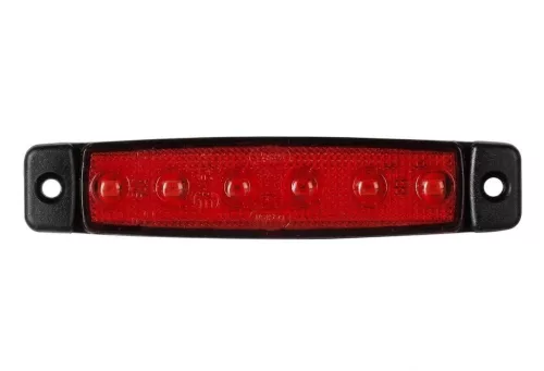 Lampă de poziție roșie cu 6 LED-uri
