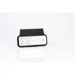 Lampă LED de poziție 12-30V albă (cu suport)