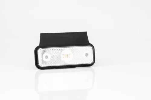 Lampă LED de poziție 12-30V albă (cu suport)