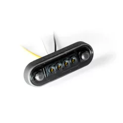 Lampă de poziție comutabilă albă/galbenă, 4 LED