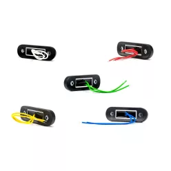 Lampă de poziție verde, 4 LED, 12-30V