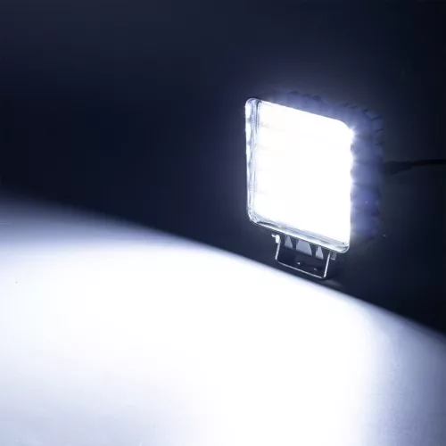 Lampă de lucru pătrată 30 LED fără clemă