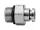 Racord rapid metalic filetat pentru furtun de frână pneumatică M12x6mm