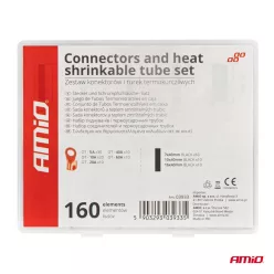 Tub termocontractabil cu manșon de cupru, set 80 buc.